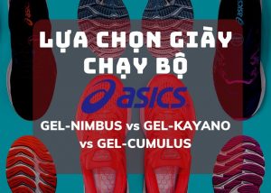 3 mẫu giày Asics huyền thoại GEL-NIMBUS, GEL-KAYANO và GEL-CUMULUS