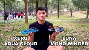 Review dép chạy bộ: Xero Aqua Cloud vs Luna Mono Winged